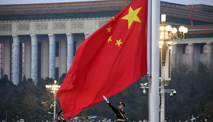 The Chinese national flag is seen in Beijing, China. — Reuters/File