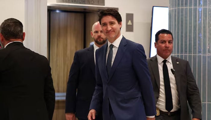 Justin Trudeau leaves a hotel in West Palm Beach, November 29, 2024. — Reuters