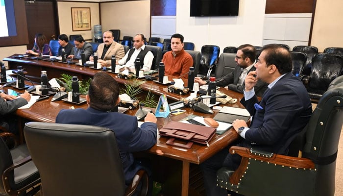 Chairman of the Capital Development Authority (CDA), Muhammad Ali Randhawa chairs a meeting on Geo-Spatial Land Survey and Encroachment on December 2, 2024. — Facebook@cda.isb.pk