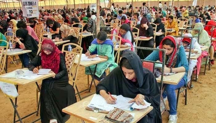 Students during an exam in this undated image. — PPI/File