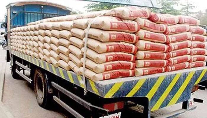 Representational image of a truck laden with cement sacks. — APP/File