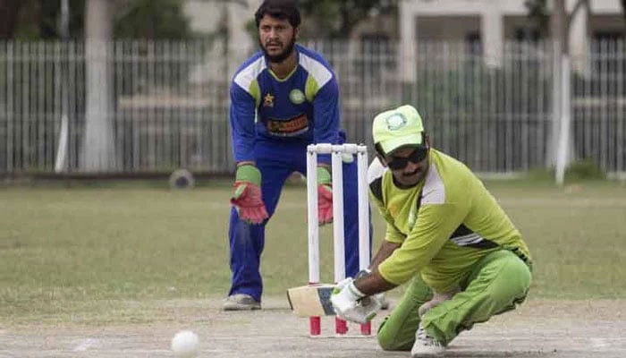 A representational image of a blind cricket game. — APP/File