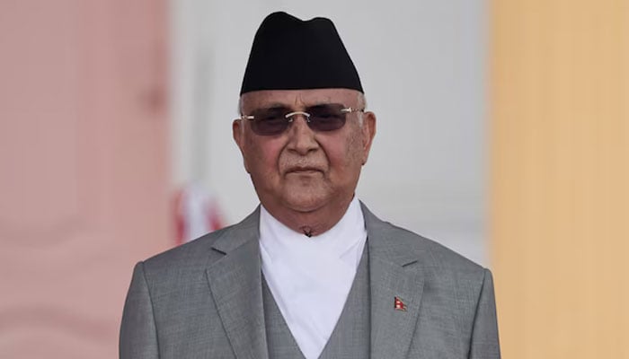 Newly appointed Prime Minister of Nepal KP Sharma Oli looks on during his oath of office administration at the presidential building Shital Niwas in Kathmandu, Nepal, July 15, 2024. — Reuters