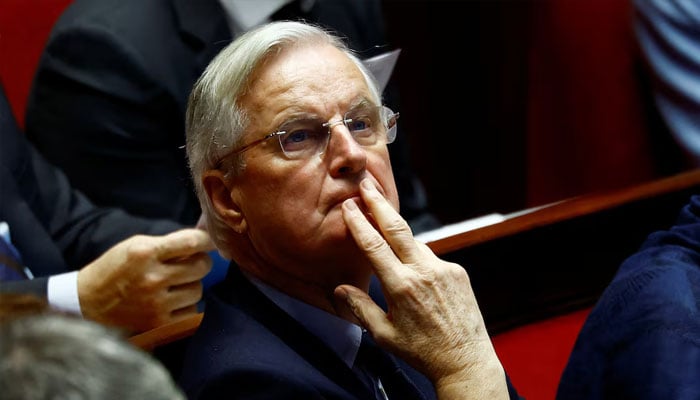 French Prime Minister Michel Barnier attends the questions to the government session at the National Assembly in Paris, France, December 3, 2024. — Reuters