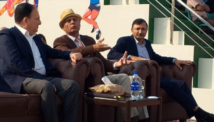 Guests seen at an event organised by the Athletics Federation of Pakistan.— Facebook@AthleticsFederationofPakistan/File