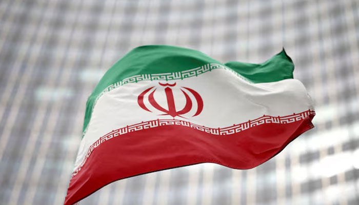 Iranian flag flies in front of the UN office building, housing IAEA headquarters in Vienna, Austria, May 24, 2021.— Reuters