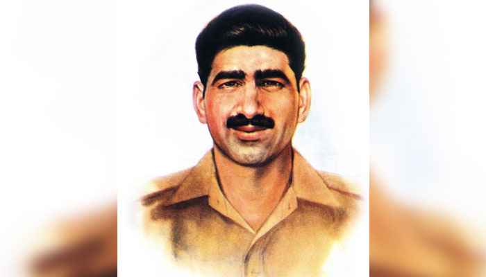 Sowar Muhammad Hussain Shaheed, Nishan-e-Haider, seen in this image released on December 9, 2024. — Facebook@ISPROfficial1