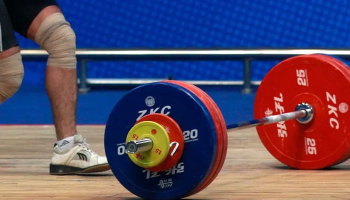 A representational image of a weightlifting competition.— Reuters/File