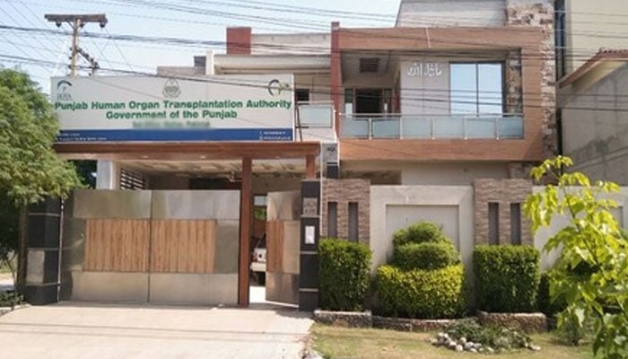 Punjab Human Organ Transplantation Authority office can be seen in this image. — phota.punjab.gov.pk/File