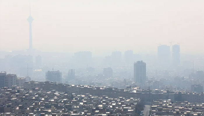 A view of Irans capital city Tehran under smog. — AFP/File