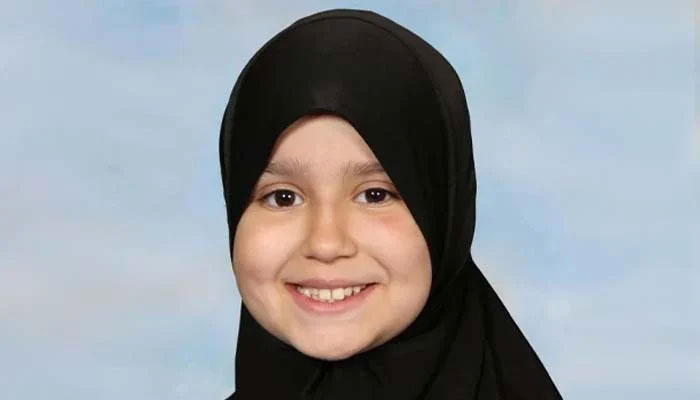 Sara Batool, a 10-year-old, found brutally murdered in a bunk bed at the family home in Surrey on 10 August 2023. — UK police/File