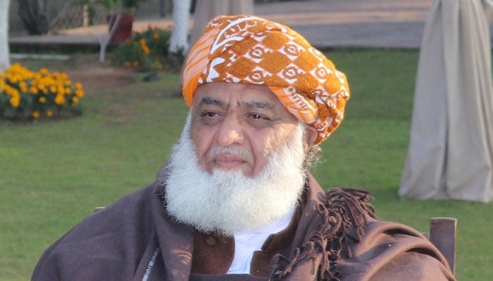 Jamiat Ulema-e-Islam-Fazl (JUIF) chief Maulana Fazlur Rehman image released on December 26, 2023. —Facebook@MoulanaOfficial