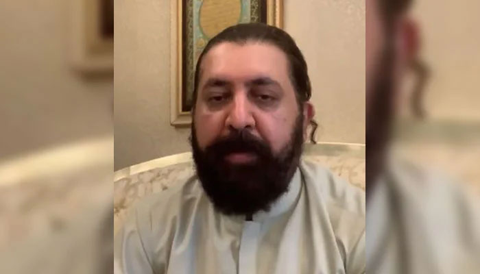 PTI Secretary Information Sheikh Waqas Akram speaks in a video message. — Screengreab via X@SheikhWaqqas/File