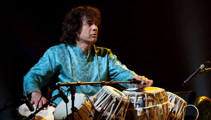 Tabla maestro Zakir Hussain. — TheNews/File