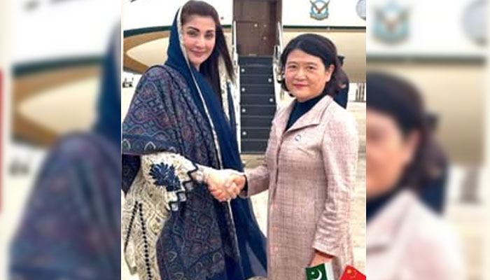 Punjab Chief Minister Maryam Nawaz leaving for Pakistan after completing her China visit on December 15, 2024. — Facebook@TheMaryamNSharif