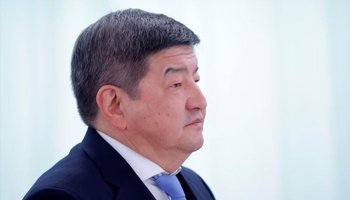 Kyrgyzstans Chairman of the Cabinet of Ministers Akylbek Japarov attends Sber Business Breakfast at the St Petersburg International Economic Forum (SPIEF) in Saint Petersburg, Russia June 17, 2022. — Reuters