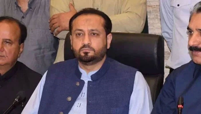 Minister for Primary and Secondary Healthcare Khawaja Imran Nazir attends a meeting on March 29, 2024. — Facebook@PSHDepartment