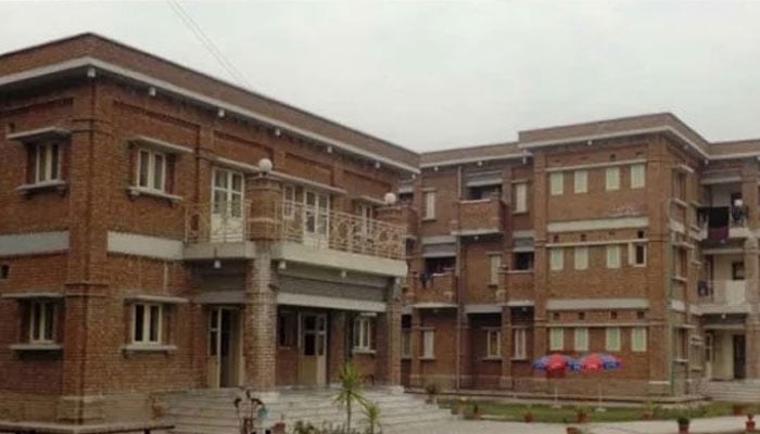 Shaheed Benazir Bhutto Women University Peshawar (SBBWU) building can be seen. — sbbwu.edu.pk/File