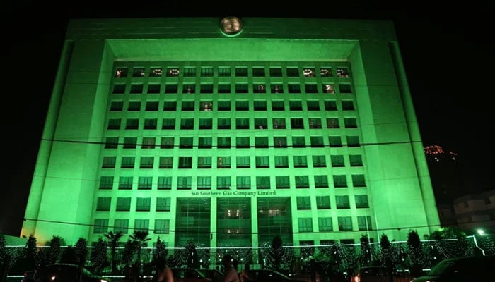 The Sui Southern Gas Company Limited (SSGC) building can be seen in Karachi. — SSGC website/File