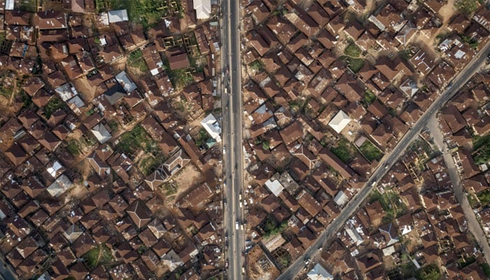 This aerial photograph shows a general view of the city of Ibadan in southwestern Nigeria, where the incident occurred. —AFP/File