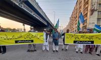 JI holds protest demonstrations across Karachi against water crisis