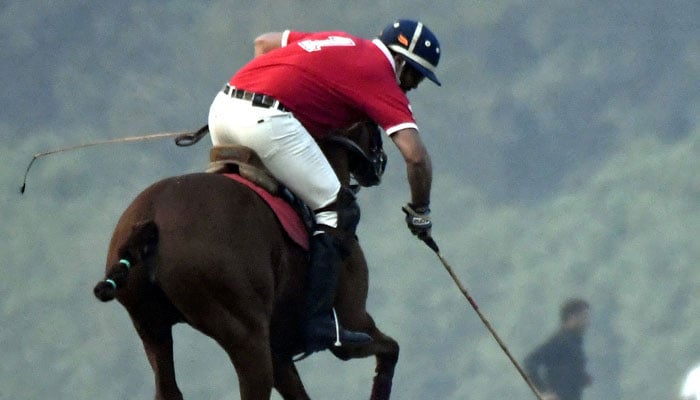 A polo player in action at the Lahore Polo Club. — Facebook@LahorePoloClub/File