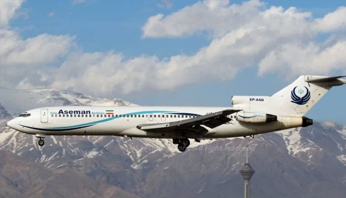 The Aseman Airlines flight by Shahrzad Shams carrying 110 passengers on board. — IRNA news agency/File