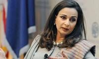 Sherry Rehman condemns US sanctions on Pakistan