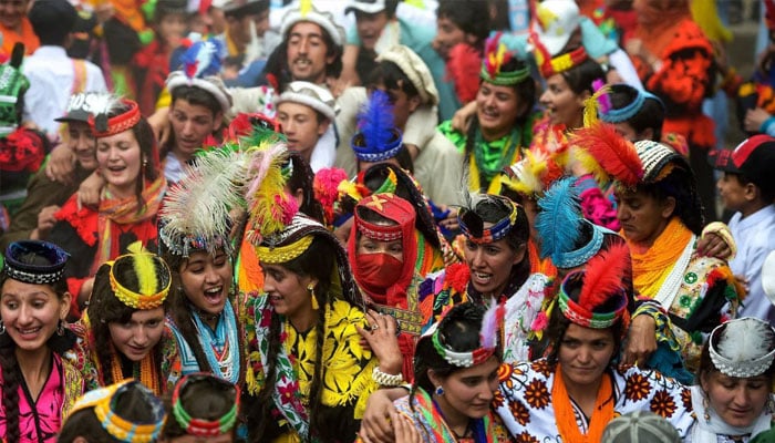 An image from the celebrations of the Chawmos Festival in the Kalash Valley Chitral, KP.— Facebook@KalashValley23/File