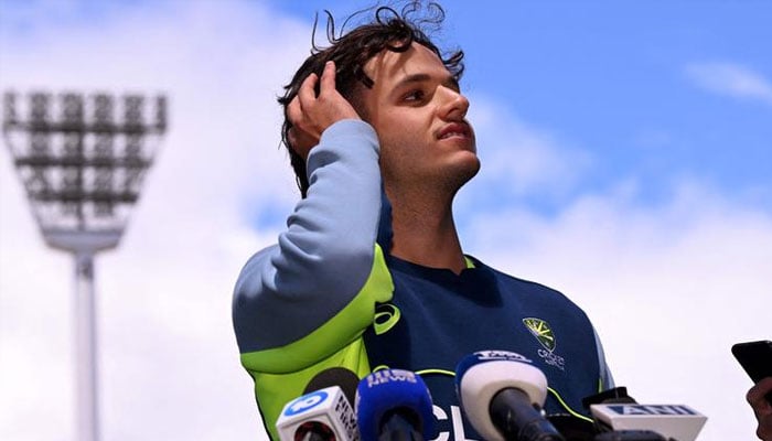 Australian cricketer Sam Konstas speaks to the media at the Melbourne Cricket Ground (MCG) in Melbourne on December 23, 2024, ahead of the fourth cricket Test match between Australia and India starting December 26. —AFP