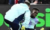 Arsenal’s Saka out for ‘many weeks’ with hamstring injury