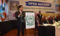 FGEHA conducted auction of commercial properties in Gulzar-e-Hijri