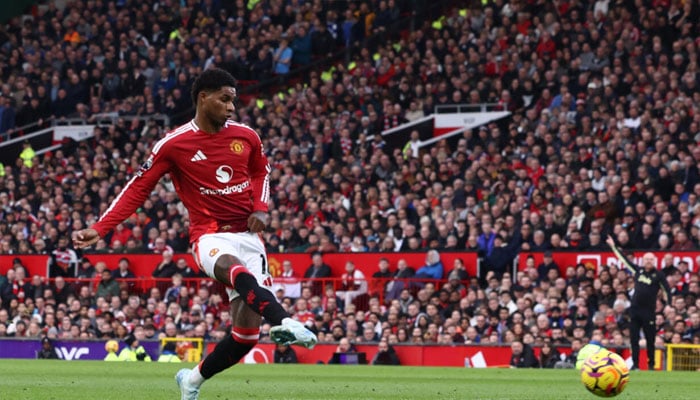 English footballer Marcus Rashford in action. — AFP/File