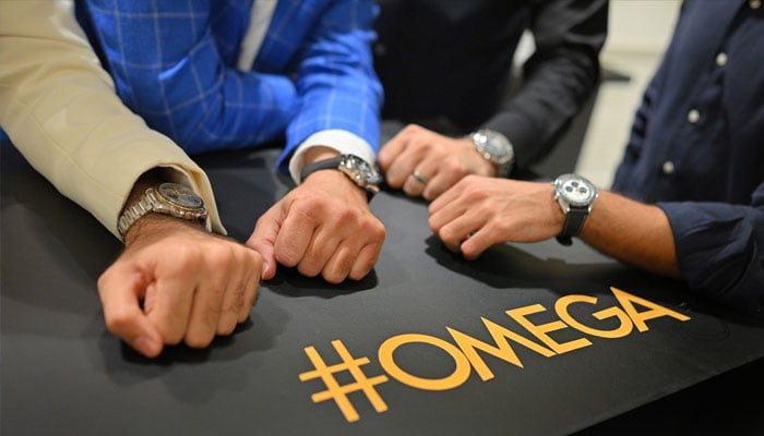 People wearing Omega watches can be seen. —Facebook@SonrajOfficial/File