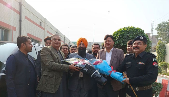 Punjab Minister for Minorities Affairs Ramesh Singh Arora at Camp Jail Lahore on December 25, 2024.— Facebook@RameshSinghArora