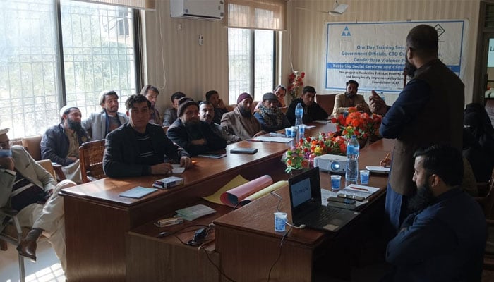 Particiapants attending a one-day workshop on Human Rights in District Torghar organised by Directorate General Law and Human Rights, in collaboration with Sungi Development Foundation and the Deputy Commissioner Torghar on December 25, 2024.— Facebook@Sungidf