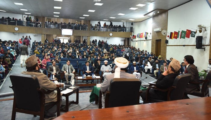 A view of the ‘Paigham-i-Pakistan’ seminar held at the National University of Modern Languages on Dec 23, 2024. — Facebook@NUMLOFFICIALPAGE