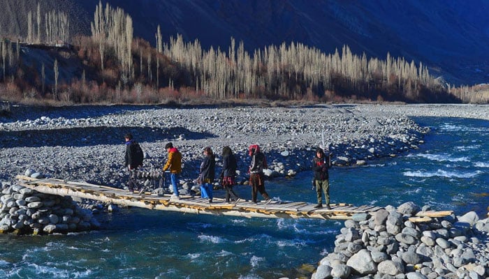 The representational image shows tourists enjoying their time in Pakistans Northern Areas. — Facebook@kptourism