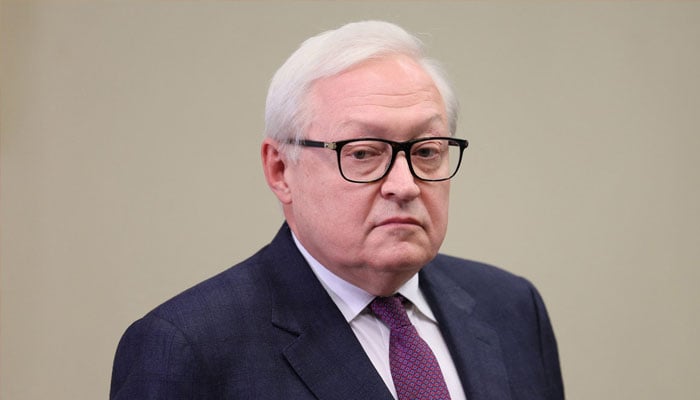 Russian Deputy Foreign Minister Sergei Ryabkov attends a meeting chaired by Russian President Vladimir Putin on operational issues at the Novo-Ogaryovo state residence outside Moscow, Russia October 16, 2023. — Reuters