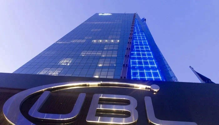 UBL building external view seen in this image. — Facebook@UBLUnitedBankLtd/File