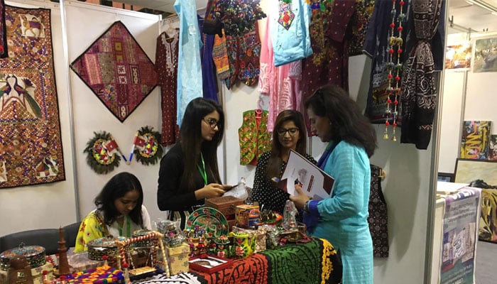 A representational image of a handicrafts exhibition.— Facebook@aajiz.jamali.9/File