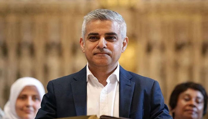 An undated image of London Mayor Sadiq Khan. — AFP/File