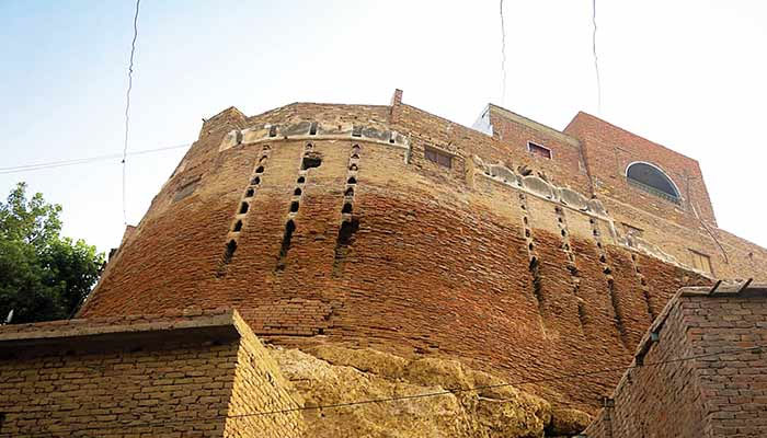 The boundary wall of the fort. — The News/File