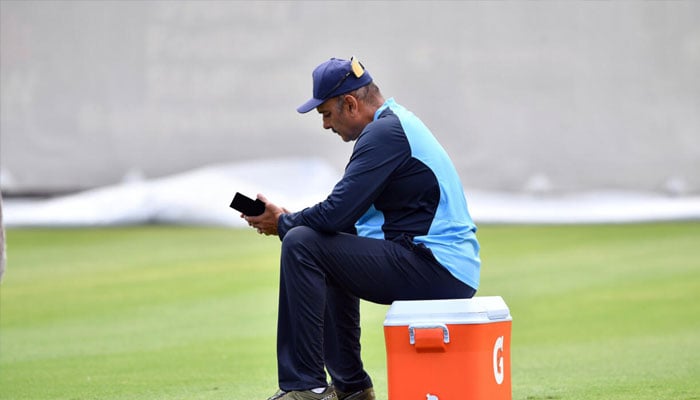 Former India coach Ravi Shastri can be seen in this image. —AFP/File