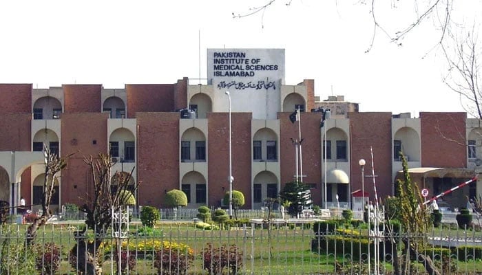 The Pakistan Institute of Medical Sciences (PIMS) building in Islamabad. — APP/File