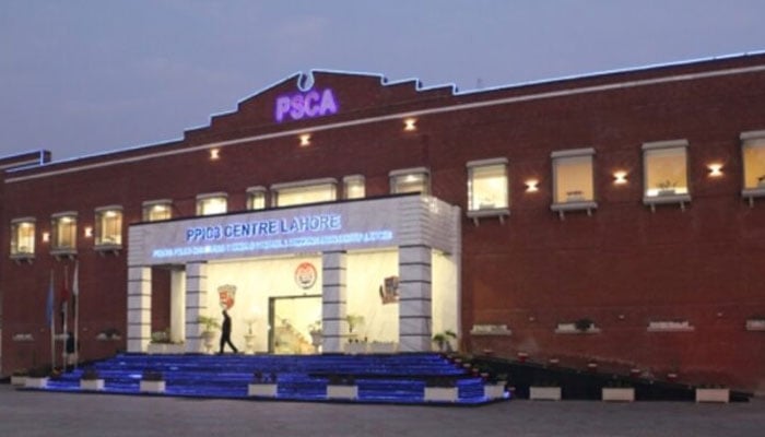 The Punjab Safe Cities Authority (PSCA) building in Lahore. — APP/File