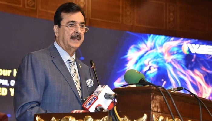 Chairman Senate Syed Yousuf Raza Gillani pictured on December 15, 2024. — Facebook@YRGillani