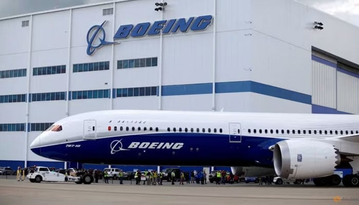 A Boeing 787-10 Dreamliner taxis past the Final Assembly Building at Boeing South Carolina in North Charleston, South Carolina, US, on Mar 31, 2017. — Reuters