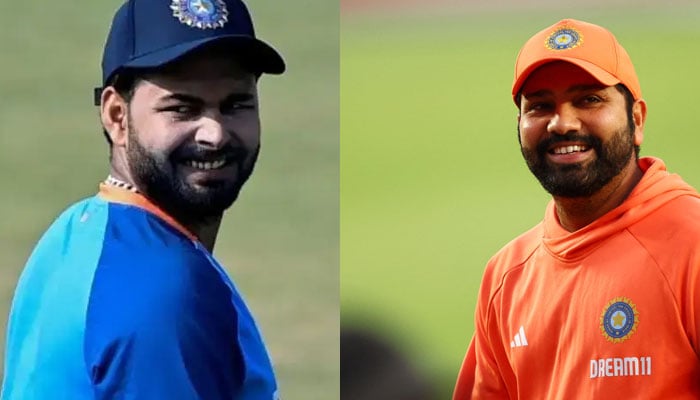 Indian wicketkeeper Rishabh Pant (left) and Rohit Sharma. — Reuters/File