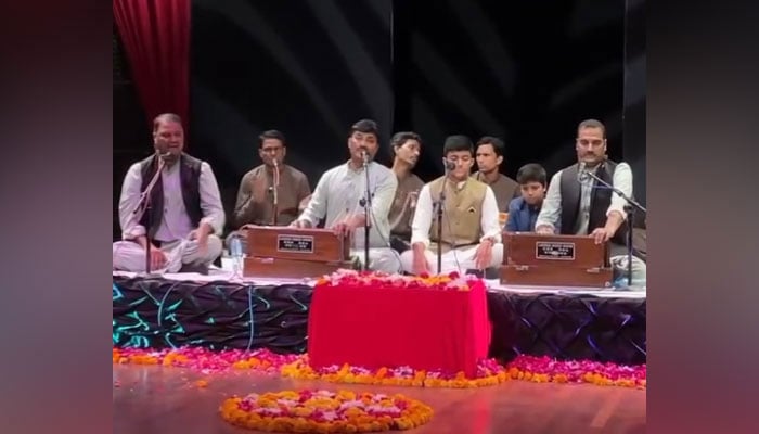 In this representational image, Saami Brothers perform at the Qawwali event hosted by The National Academy of Performing Arts (Napa) on March 31, 2024. — Facebook@SaamiBrothersQawwal